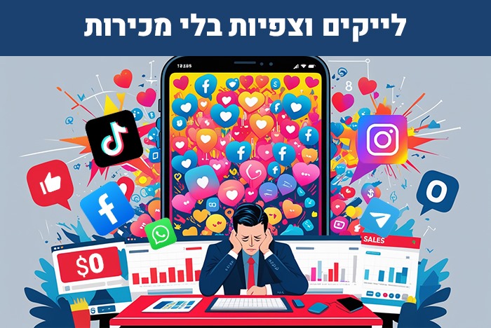 עסק מצליח לא נמדד בלייקים – אלא בהכנסות. בואו ללמוד איך לבנות שיווק נכון ולהמיר מעורבות ללקוחות משלמים.