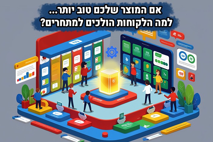 אם המוצר או השרות שלכם טובים יותר למה הלקוחות הולכים למתחרים