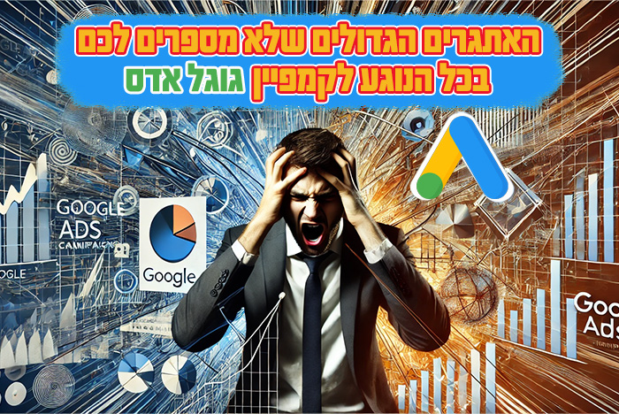 האתגרים הכי קשים שאתם עשויים להיתקל בהם עם פרסום קמפיין גוגל