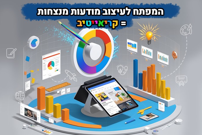 הפכו את המודעות שלכם לאטרקטיביות ומצליחו בעזרת קריאייטיב חכם