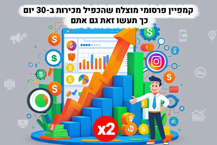 רוצים גם אתם להכפיל מכירות כך תצרו קמפיין פרסומי מוצלח שמתאים בדיוק לקהל היעד שלכם.